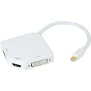 Convertisseur mini DisplayPort 1.2 vers DVI ou VGA ou HDMI