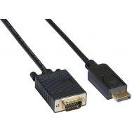 Câble DisplayPort 1.1 vers vga noir - 3m