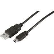Câble USB 2.0 type A vers Mini USB type B Mâle/Mâle 1,5 m