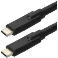 Cordon USB 3.2 gen 2 C M/M 5A Emark noir 1m50