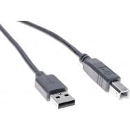 Câble éco USB 2.0 type A /B gris - 1,8 m