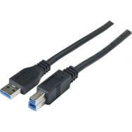 Câble USB 3.0 type A/B - Mâle/Mâle 3m