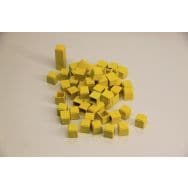 Cubes unitaires jaunes Wissner x100
