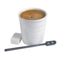 Espresso en porcelaine ø6 cm 9cl blanc-Plisse'O