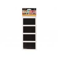 Etiquette adhésive Ardoise noir 8,5x5 cm