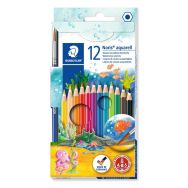 Etui 12 crayons couleurs aquarellables Noris Club