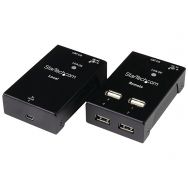Extendeur USB 2.0 sur Cat5/Cat6 à 4 ports-Prolongateur USB sur Ethernet RJ45