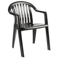 Fauteuil Miami bas - Anthracite