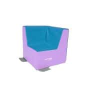 Fauteuil d'angle assise 25 cm