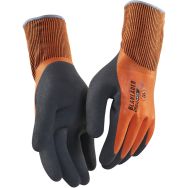 Gants artisan doublés en latex trempé - Orange - Blåkläder