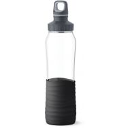 Gourde drink2go 0.7l verre et silicone noir