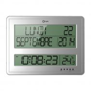 Horloge digitale calendrier RC Orium 32,5 x 43 cm Gris