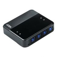 Hub Aten US434 4 ports USB 3.1 Gen1 partagés sur 4 PC/Mac