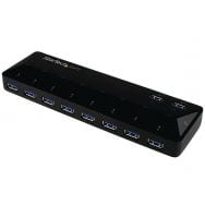 Hub USB 3.0 à 10 ports avec ports de charge et synchronisation-2x 1,5 A