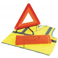 Kit de signalisation auto - gilet + triangle