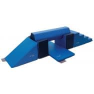 Kit passage équilibre 6 modules turquoise/bleu marine