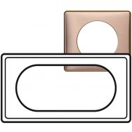 LEGRAND - Plaque copper à associer diam. 53,6 mm