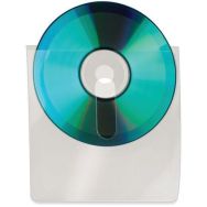 Lot de 10 10 Pochettes adhésive CD/DVD avec encoche, 127 x 127 mm