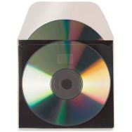 Lot de 10 10 Pochettes adhésive CD/DVD avec séparateur de protection