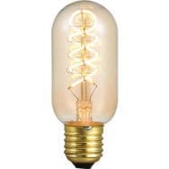 Lot de 10 Ampoule double hélice LED E27 T45 200 lm coloris doré