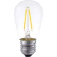 Lot de 10 Ampoule filament S45 LED E27 1.5W coloris clair