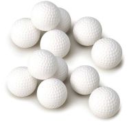 Lot de 12 Balles Mini-Golf Coloris Blanc