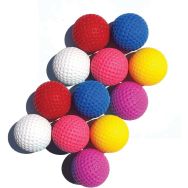 Lot de 12 Balles de mini-golf coloris assorties