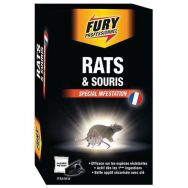 Lot de 12 Fury rats et souris sachets unidose - 12 boïtes