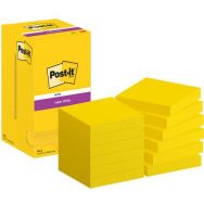 Lot de 12 Notes Super Sticky Post-it® 76x76 mm 12 blocs jaune Post-it®