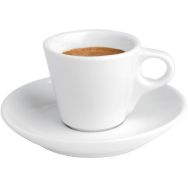 Lot de 12 Sous tasse café conique - Ø 12 cm