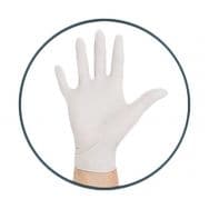 Lot de 200 gants d'examen nitrile blanc basic -HALYARD
