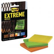 Lot de 3 blocs de notes Post-it® Extreme - coloris assortis