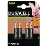 Lot de 4 pile rechargeable Ultra 850 mAh AAA LR3 - Pack de 4 - Duracell