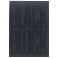 Lot de 5 Bloc Black block 29,7x21cm - Papier jaune quadrillé 5x5