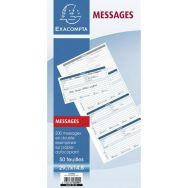 Lot de 5 Carnet broché - Messages téléphones - feuilles dupli autocopiantes