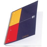 Lot de 5 Notebook - Petits carreaux - A4