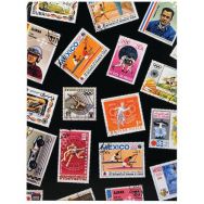 Lot de 5 albums de timbres Sport 16 pages noires - 22,5x30,5 cm