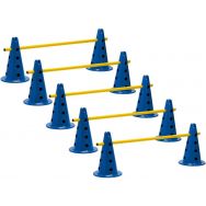 Lot de 5 mini-haies cones 35cm hauteur:6-14-21-28 cm