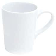 Lot de 6 mugs 33,5 cl - mélamine blanche
