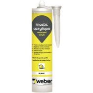 Mastic multi usages acrylique - Weberseal 300 mL