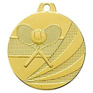 Médaille - tennis - or - 40 mm