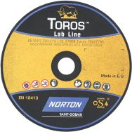 Meule de tronçonnage plate Toros Lab Line - Norton