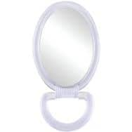 Miroir gross x2 à poser ovale plexi 26x13cm
