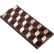Moule chocolat pour 3 tablettes Geometric