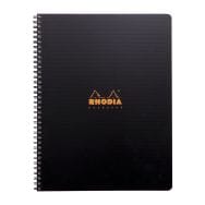 Notebook Rhodiactive 90g RI A4+ 160p L+MC mcrprf. 9tr règle pp +6 m-p reposit - Lot de 5