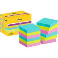Notes Super Sticky Post-it® 47.6x47.6 mm 12 blocs jaune Post-it®
