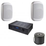 Pack Ampli professionnel - 4 enceintes - cable HP APART