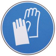 Panneau Protection obligatoire des mains - Adhésif 100 mm