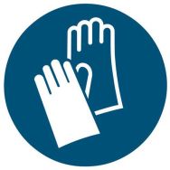Panneau d'obligation - ''Port de gants de sécurité'' - Rigide