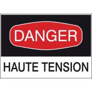 Panneau de danger - ''Haute tension'' - Rigide